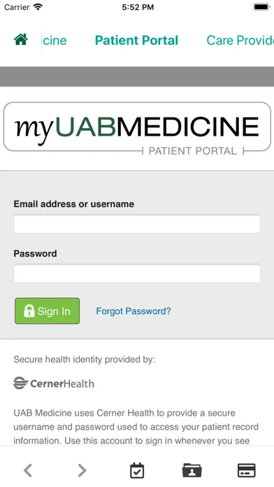 UAB Medicine स्क्रीनशॉट