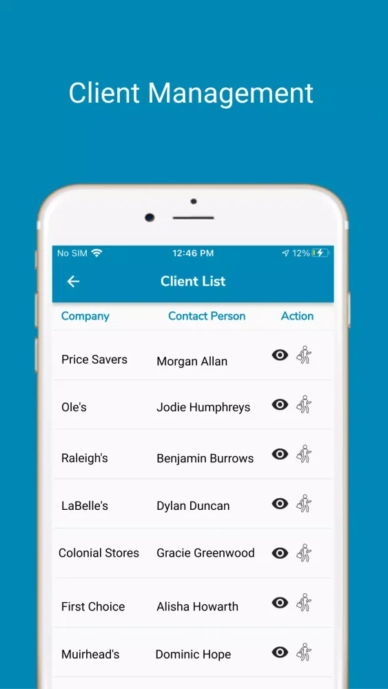 Скриншоты Employee Location tracking App
