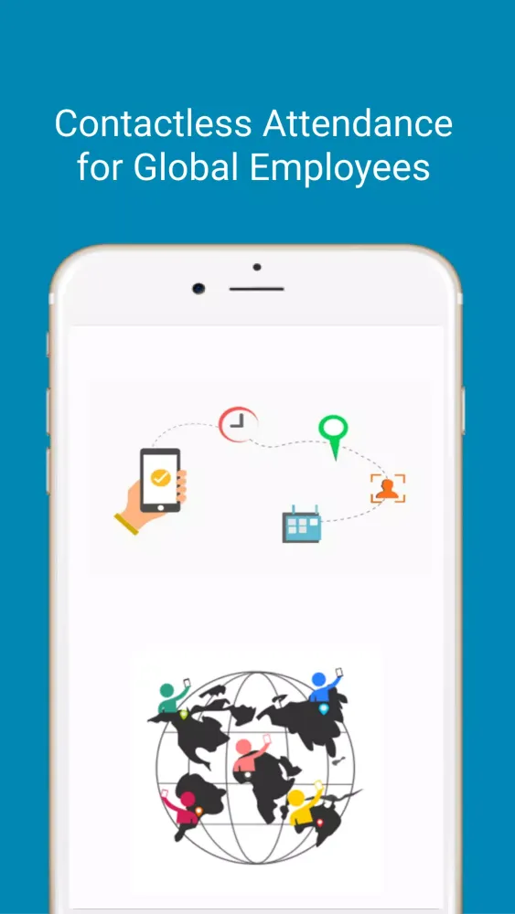 Скриншоты Employee Location tracking App
