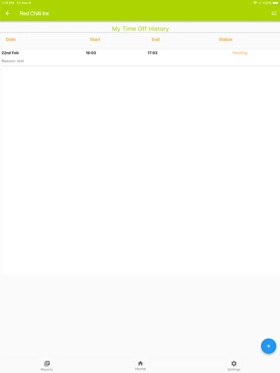 Screenshot di Shift management App iPad 