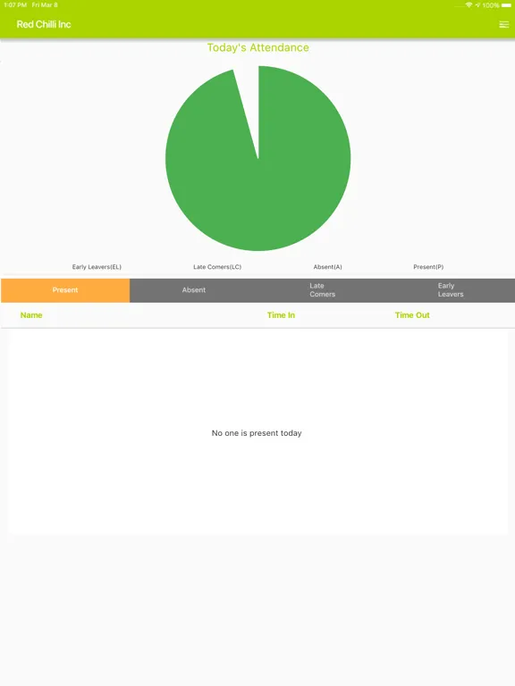 Screenshot di Shift management App iPad 
