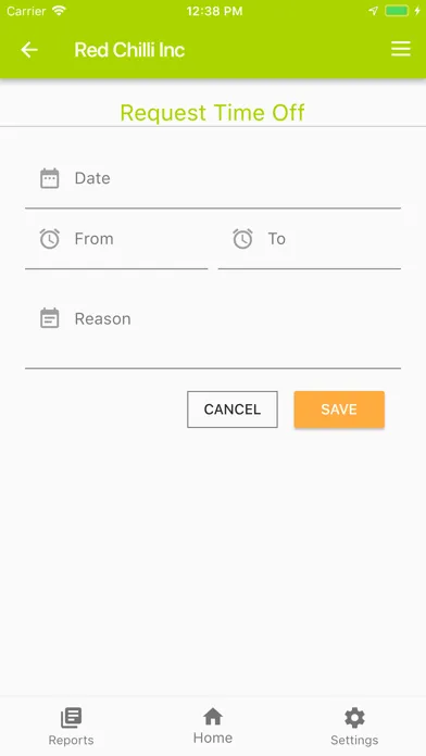 Screenshot di Shift management App