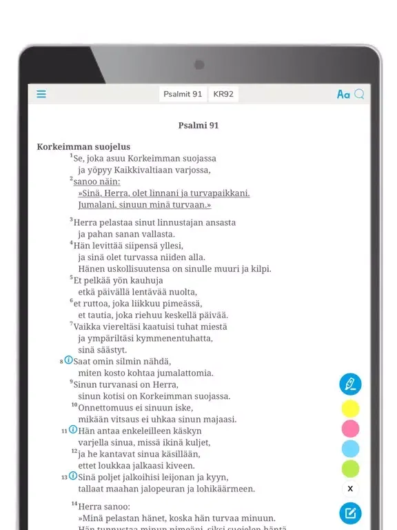 Piplia - Raamattu.fi iPad  স্ক্রিনশট
