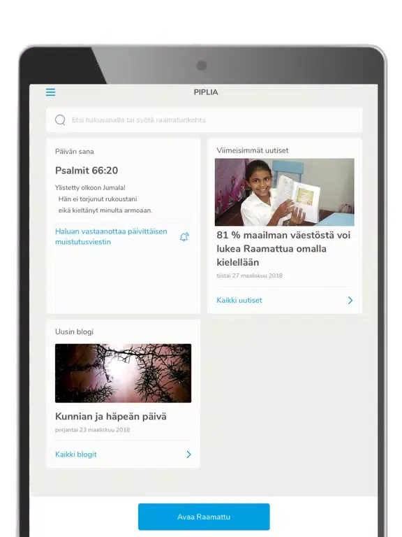 Piplia - Raamattu.fi iPad  স্ক্রিনশট