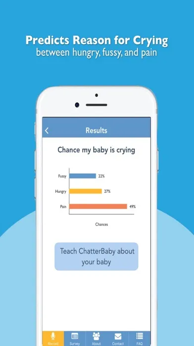 ภาพหน้าจอของ ChatterBaby