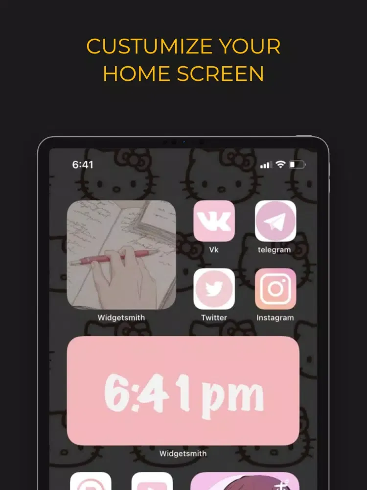 تصاویر Aesthetic Icon Changer Kit iPad 