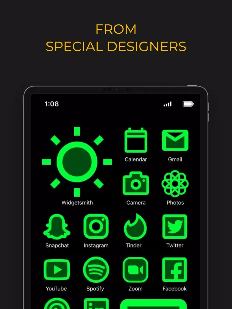 تصاویر Aesthetic Icon Changer Kit iPad 