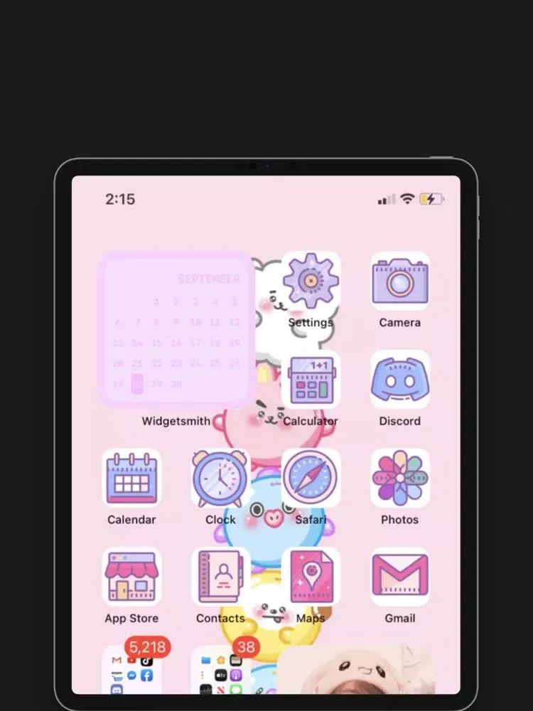 تصاویر Aesthetic Icon Changer Kit iPad 