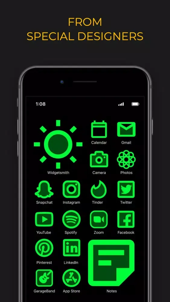 تصاویر Aesthetic Icon Changer Kit