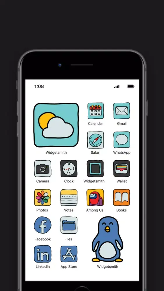 تصاویر Aesthetic Icon Changer Kit