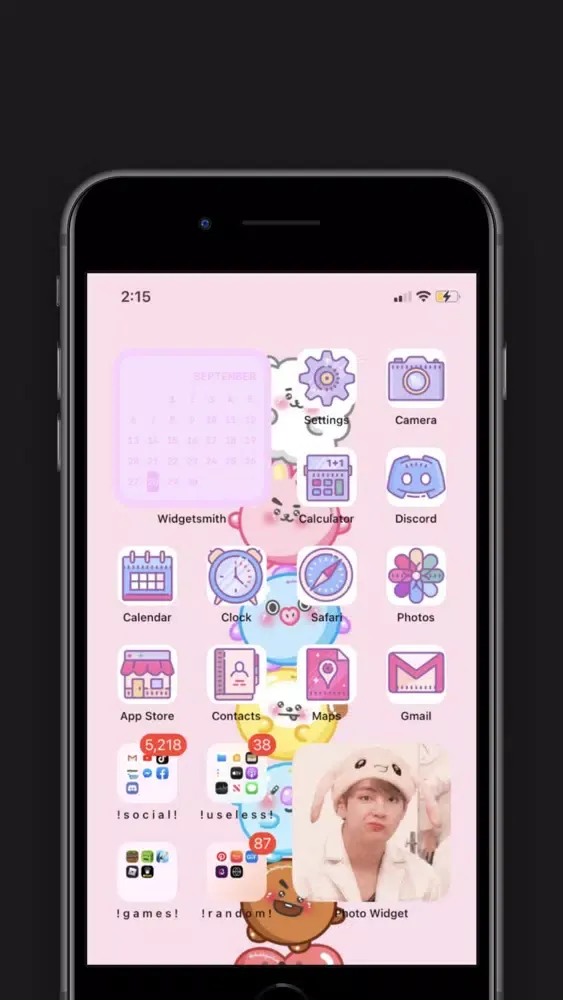 تصاویر Aesthetic Icon Changer Kit