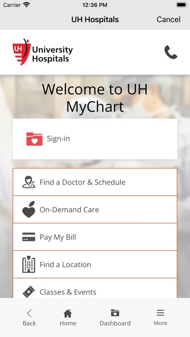 صور UH MyChart