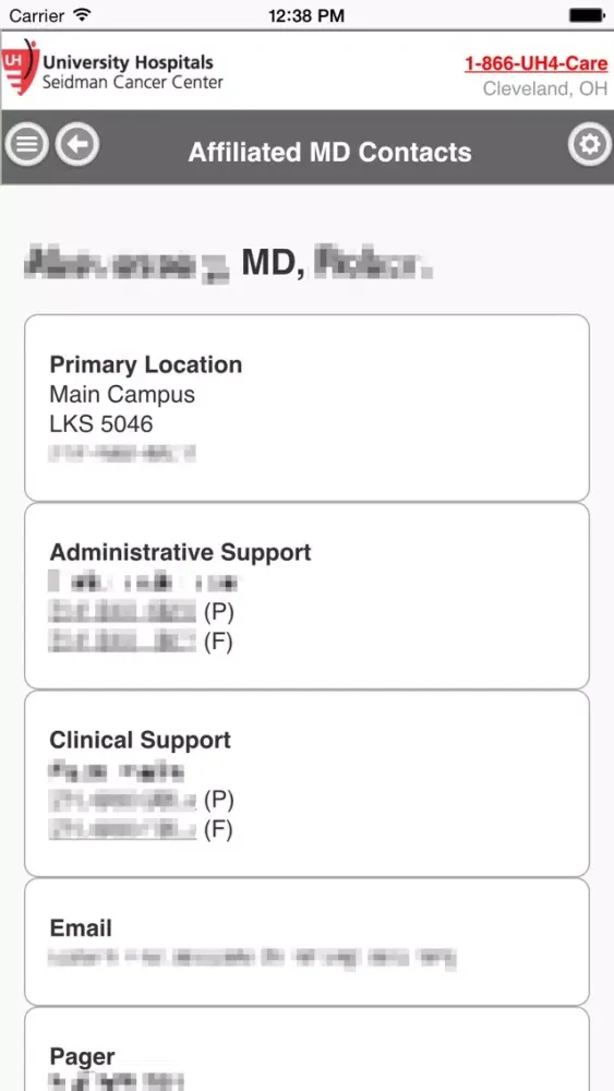 Seidman MD Contacts Ekran Görüntüleri