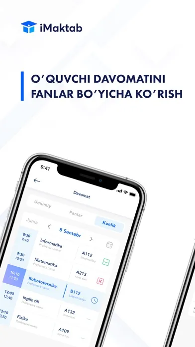 Zrzuty ekranu iMaktab