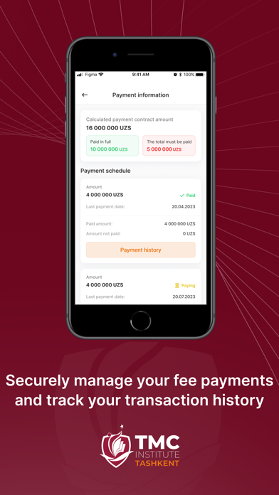 TMCI LMS Screenshots