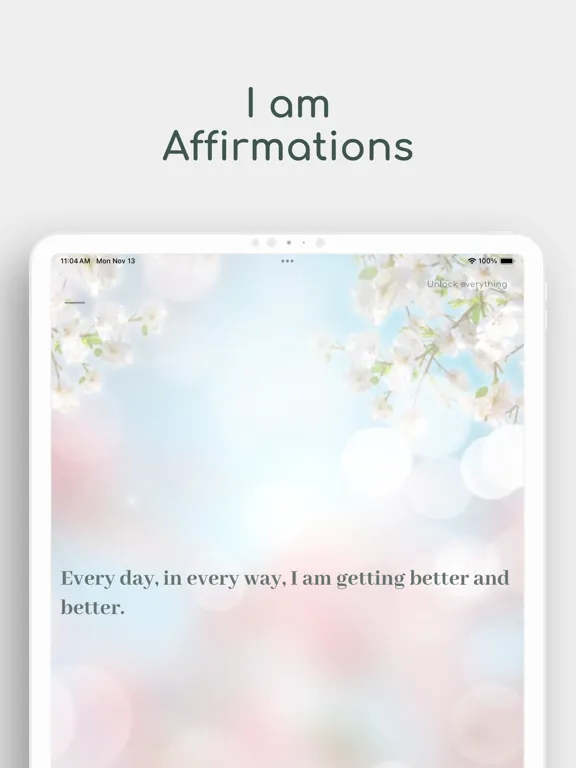 ภาพหน้าจอของ I am Daily Affirmations iPad
