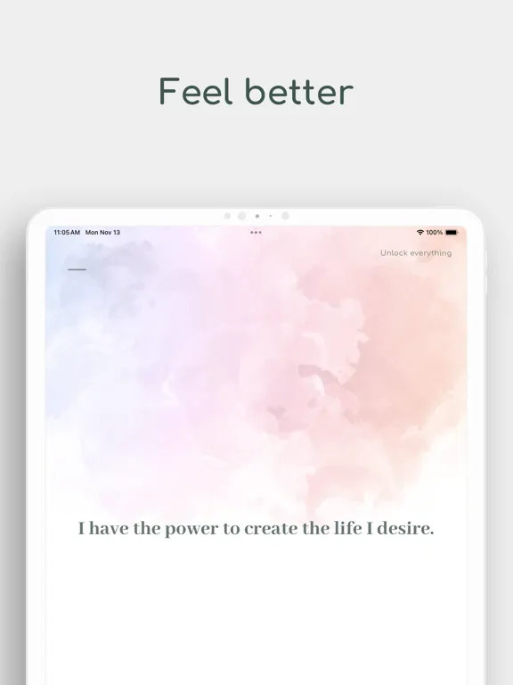 ภาพหน้าจอของ I am Daily Affirmations iPad