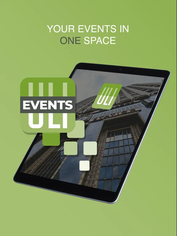ULI Events iPad  Screenshots