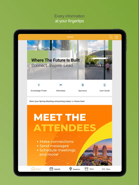ULI Events iPad  Screenshots