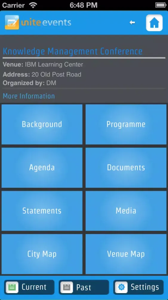 UNite Events Ekran Görüntüleri