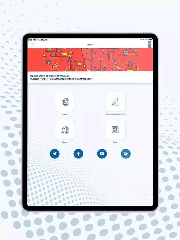 Capturas de pantalla de Human Development Report App iPad 