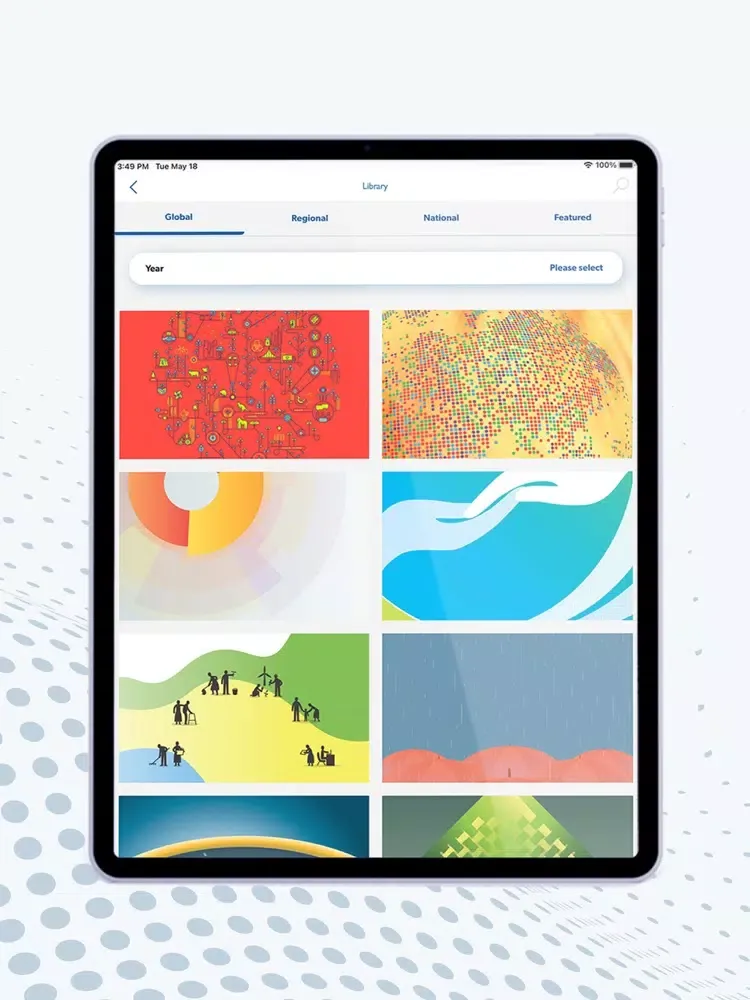 Capturas de pantalla de Human Development Report App iPad 