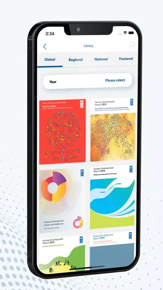 Capturas de pantalla de Human Development Report App