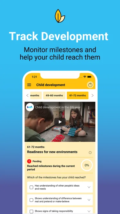 تصاویر Bebbo parenting app