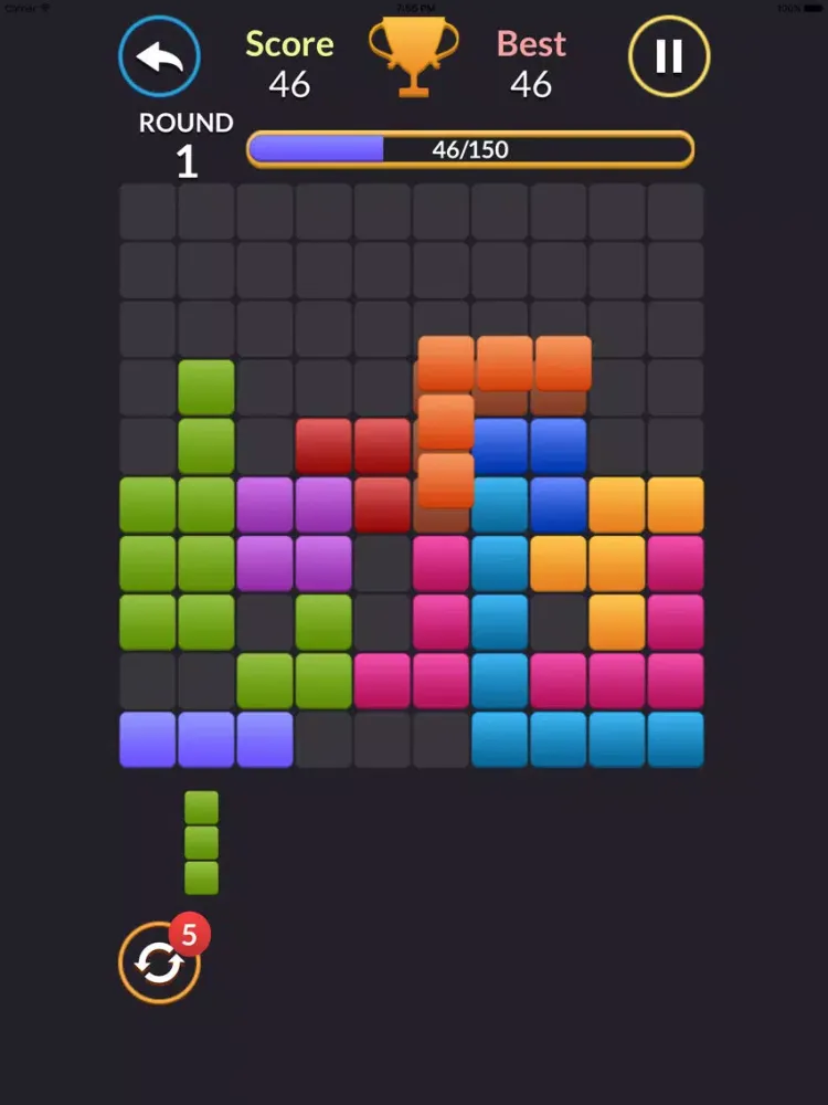 Block Puzzle - brick puzzle iPad  स्क्रीनशॉट