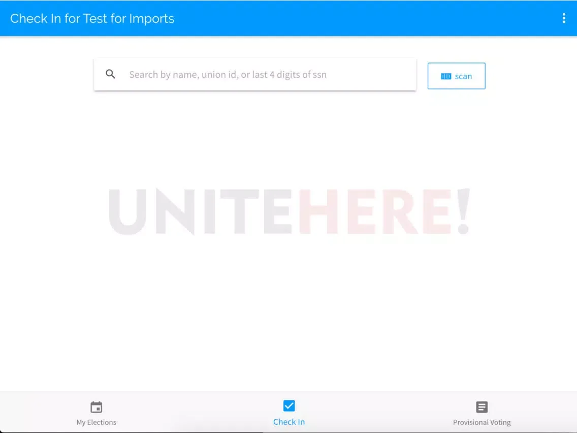 UniteHere Elections iPad  Screenshots