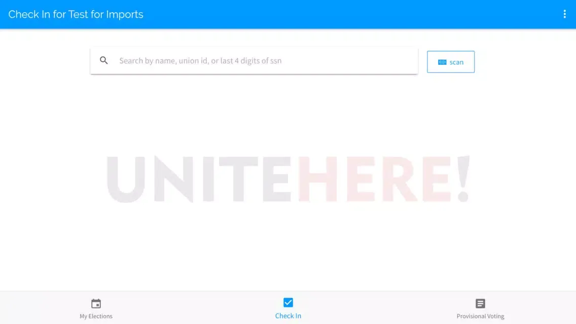UniteHere Elections Screenshots