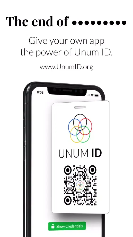 Unum ID Developer Demo スクリーンショット