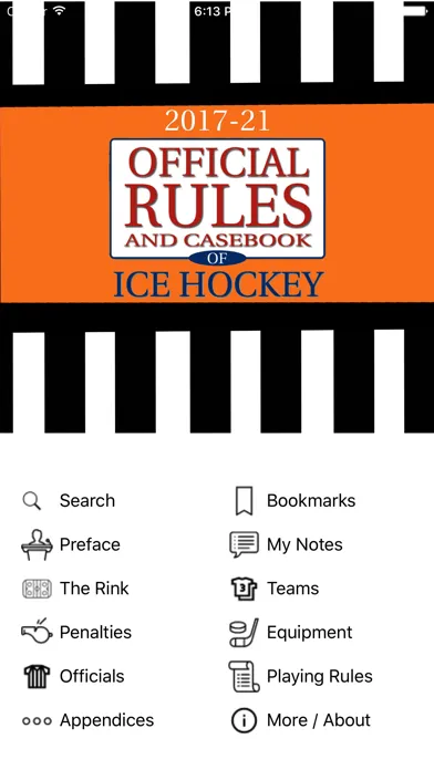 USA Hockey Mobile Rulebook Ekran Görüntüleri