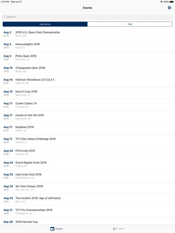 Captures d'écran de USA Ultimate Stats iPad 