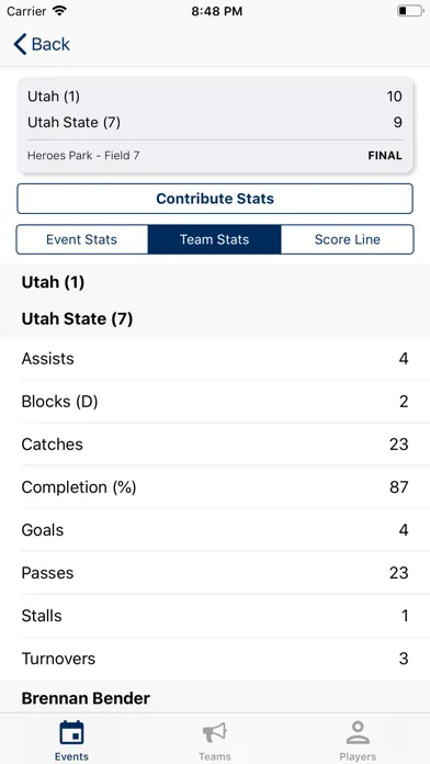 Captures d'écran de USA Ultimate Stats