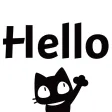 kuro nyanko deka moji kuro nyanko deka moji