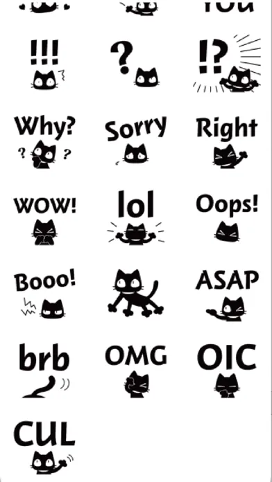 Ảnh chụp màn hình của kuro nyanko deka moji