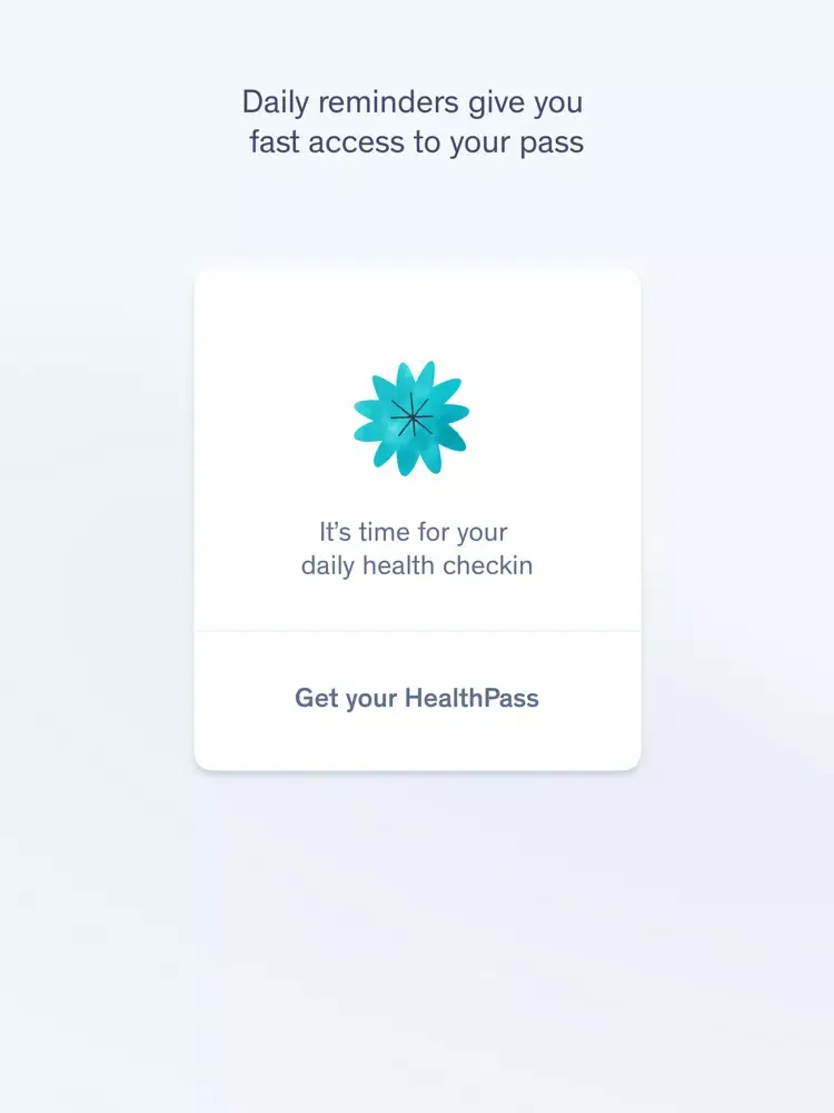 HealthPass by Zero iPad  スクリーンショット