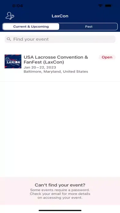 Capturas de pantalla de USA Lacrosse LaxCon