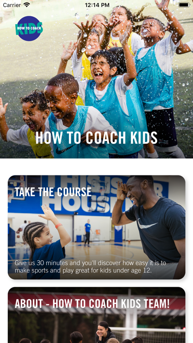 Tangkapan skrin How to Coach Kids