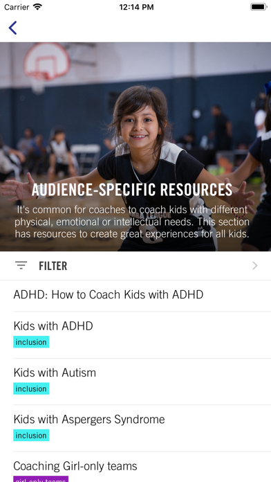 Tangkapan skrin How to Coach Kids