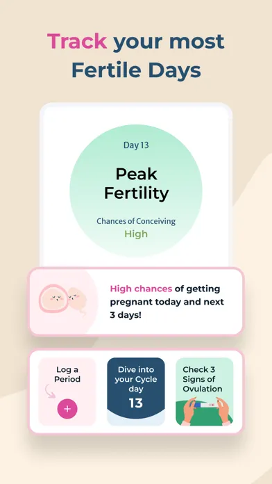 Fertility+ Ovulation Calendar Screenshots