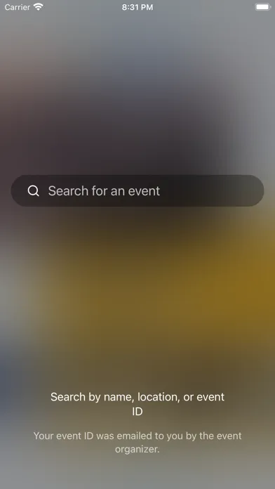Zrzuty ekranu VDA Events