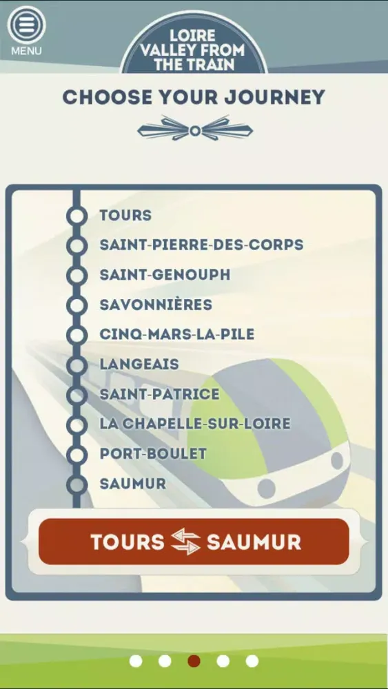 Val de Loire vu du train スクリーンショット