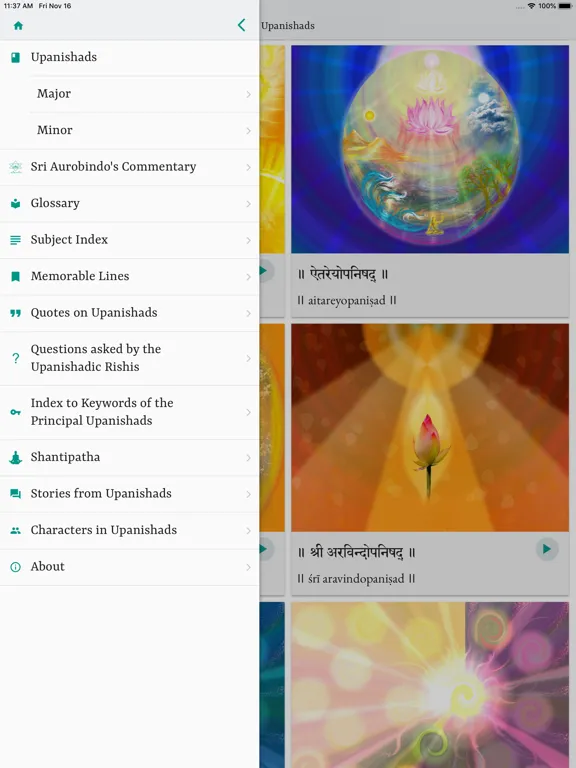 The Upanishads iPad  Screenshots