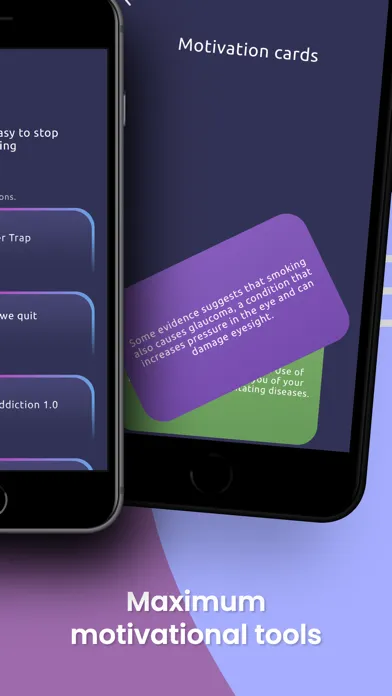 Capturas de tela do Moke Smoke: Quit smoking now