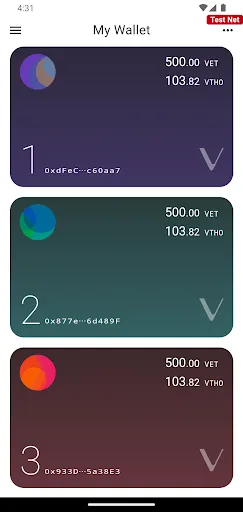 Vechain - Sync2 Screenshots