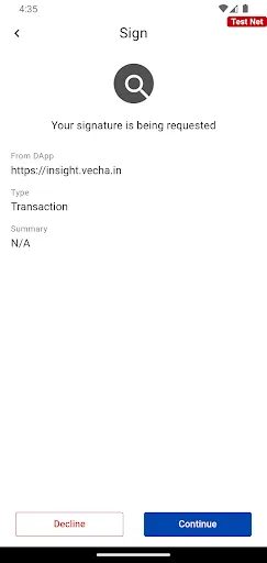 Vechain - Sync2 Screenshots