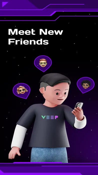 Screenshot di Veep: AR - Spaces, Chat, Meet