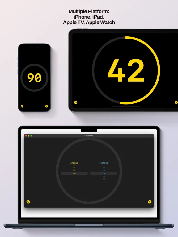 LongPomo: Developer Focus iPad  スクリーンショット